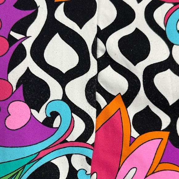 Trina Turk Multicolor Balboa Tunic Swim Cover Beach Tropical Womens Size Large - Picture 2 of 11